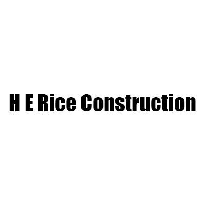 H E Rice Construction Logo