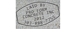 Pro Form Concrete Inc. Logo