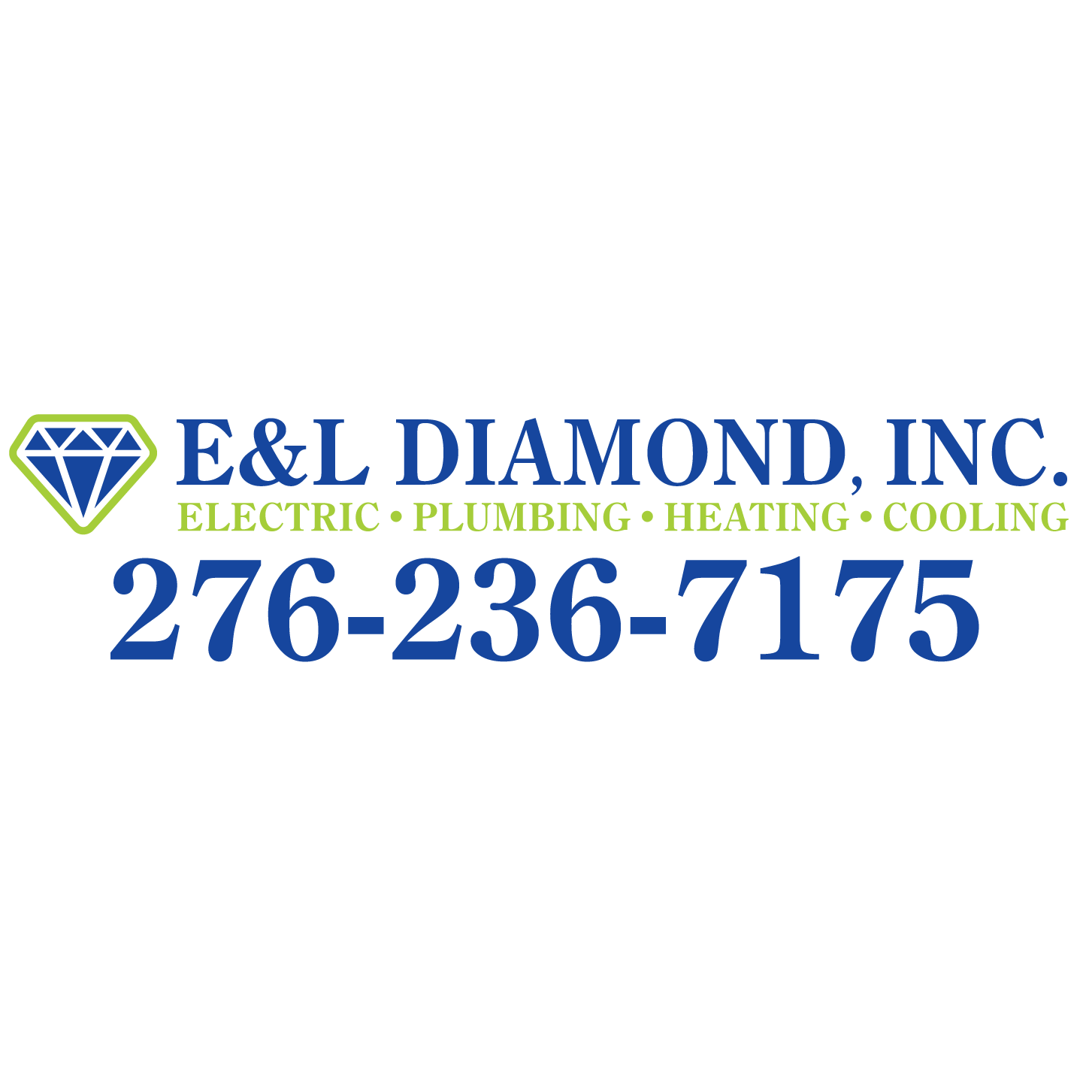 E & L Diamond Electric Cooling & Heating Co Logo