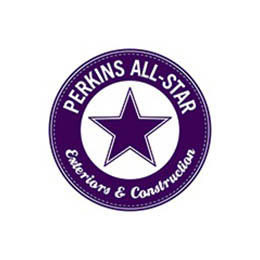 Perkins All Star Exteriors And Construction Logo