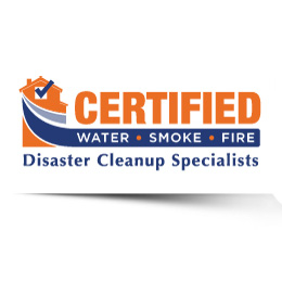 Certified Water, Smoke, & Fire Disaster Cleanup Specialists Logo