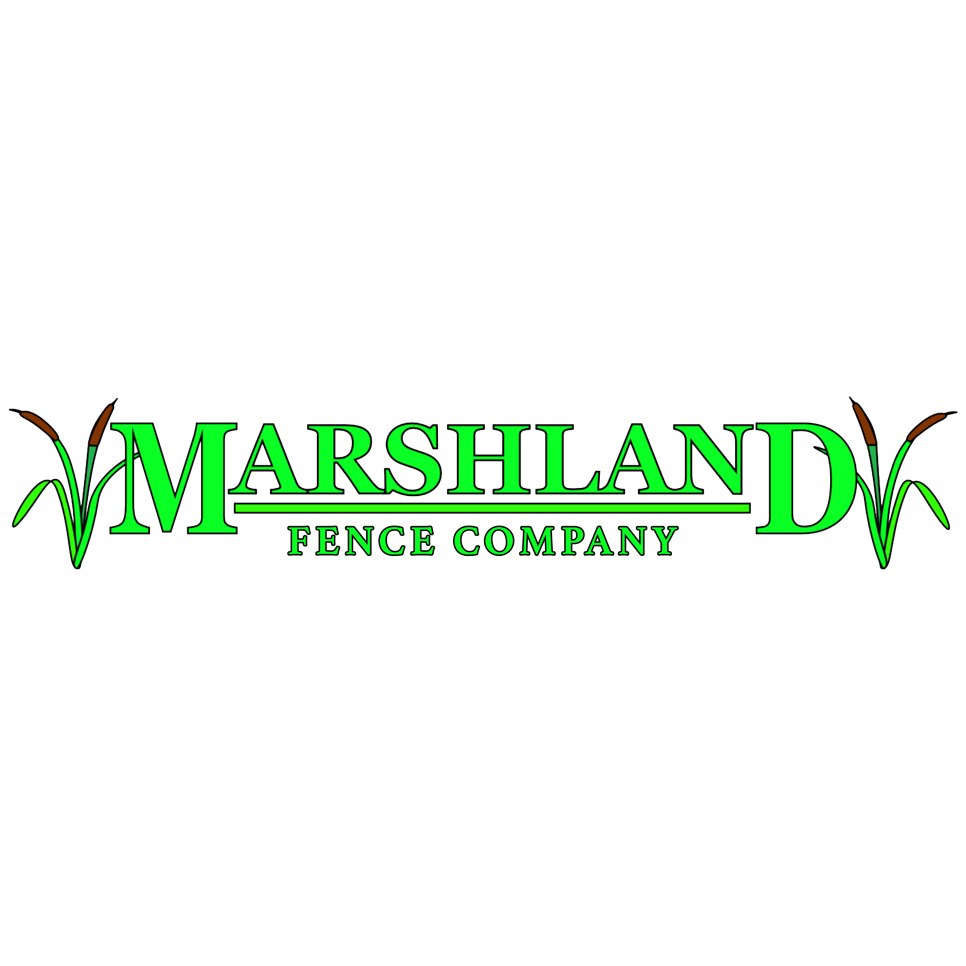Marshland Fence Company Logo